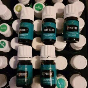 5 bottles of deep relief young living essential oil